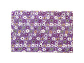 Purple Floral Fat Quarters Cotton Fabric